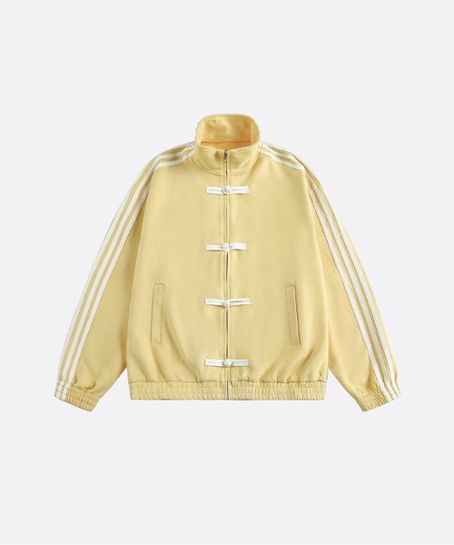 U：UME（ユーム） スタジャン China Button Baseball Jacket メンズ