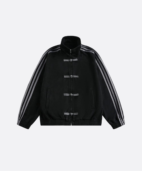 U：UME（ユーム） スタジャン China Button Baseball Jacket メンズ