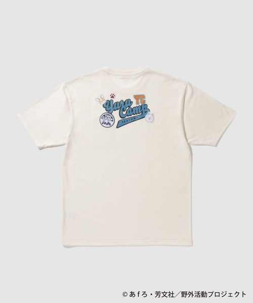 tシャツ ゆるキャン SEASON3 ちくわ ワッペン バックプリント ポケット