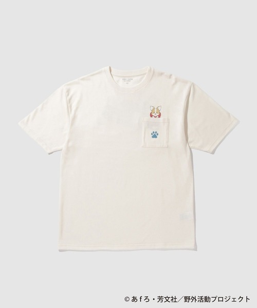 tシャツ ゆるキャン SEASON3 ちくわ ワッペン バックプリント ポケット