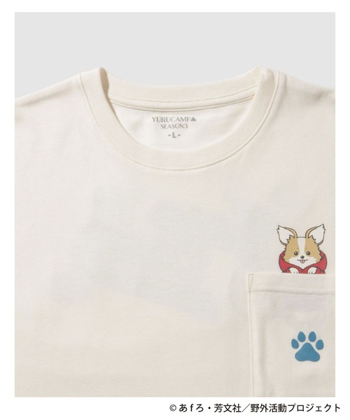tee-28-s様♡専用おまとめ tシャツ ゆるキャン SEASON3 ちくわ ワッペン バックプリント ポケット