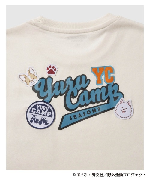 tee-28-s様♡専用おまとめ tシャツ ゆるキャン SEASON3 ちくわ ワッペン バックプリント ポケット