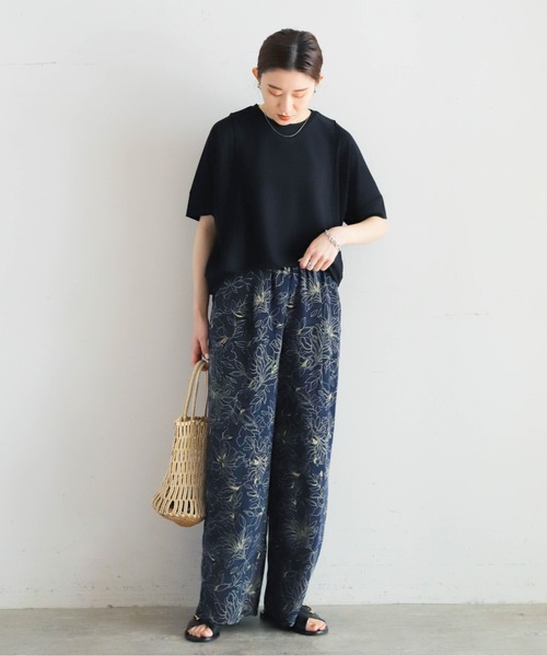 「NOMBRE IMPAIR」 半袖カットソー FREE ブルー レディース_画像9