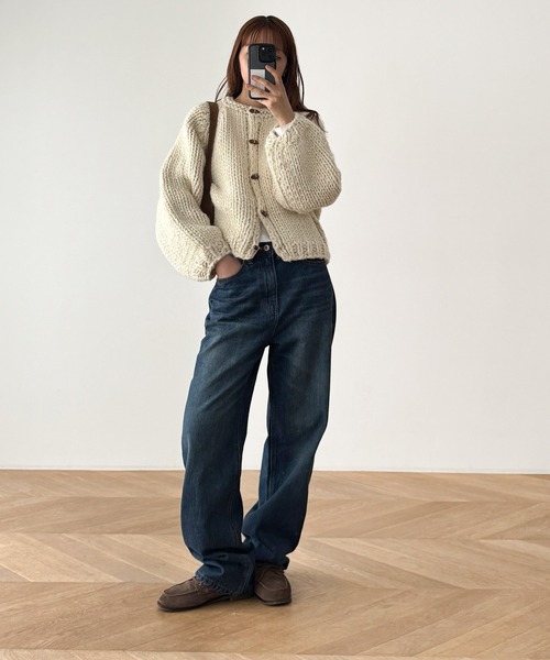 CANAL JEAN（キャナルジーン） 「El mar」ニットカーディガン ONE SIZE