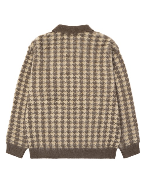 「HUF」 長袖ポロシャツ SMALL オートミール メンズ_画像5