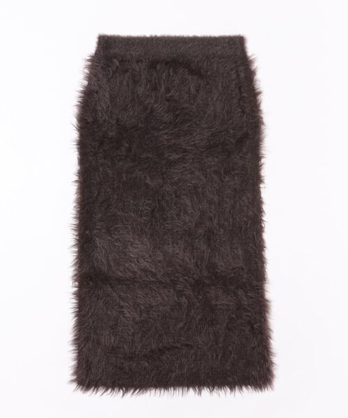 「THROW by SLY」 タイトスカート FREE ブラウン レディース_画像2