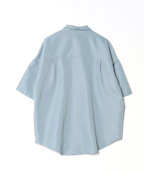 「CORISCO」 半袖シャツ L ブルー メンズ_画像2
