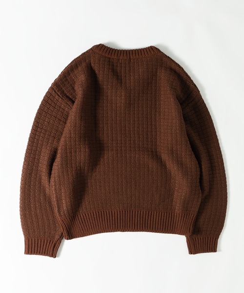 「MUHET」 長袖ニット X-LARGE ブラウン レディース_画像5