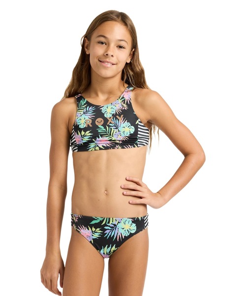 ROXY（ロキシー） 水着 キッズ ROXY ACTIVE RG CROP TOP SET 水着
