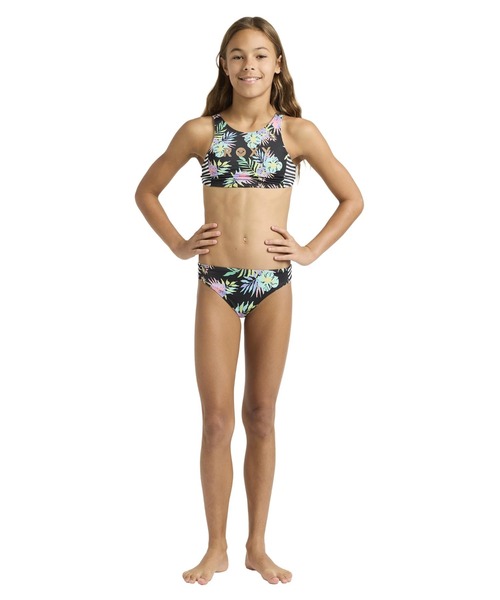ROXY（ロキシー） 水着 キッズ ROXY ACTIVE RG CROP TOP SET 水着