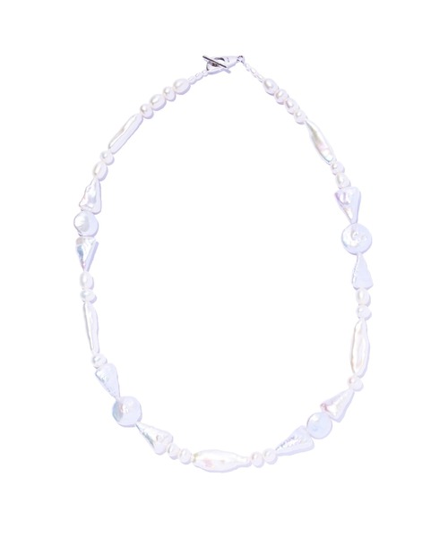 ネックレス 「IRIS 47」mozaic pearl necklace/モザイク パール ネックレス VSJ5 レディースの画像
