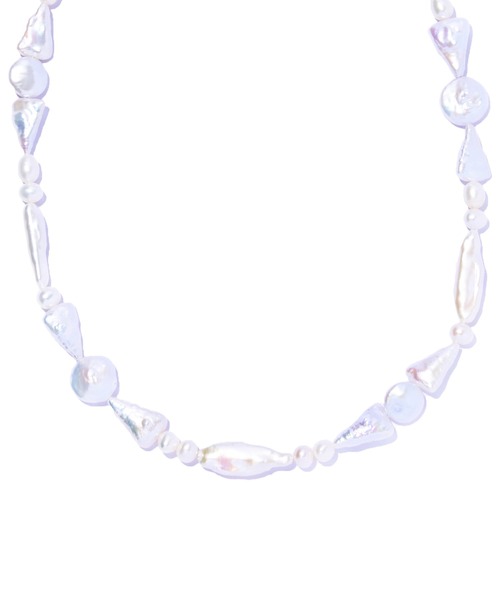 ネックレス 「IRIS 47」mozaic pearl necklace/モザイク パール ネックレス VSJ5 レディースの画像