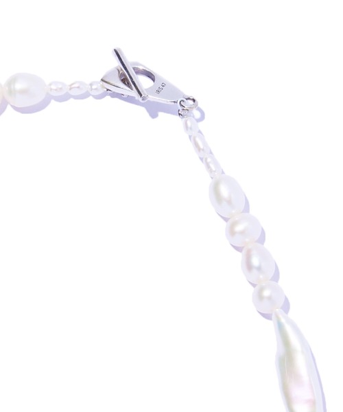 ネックレス 「IRIS 47」mozaic pearl necklace/モザイク パール ネックレス VSJ5 レディースの画像