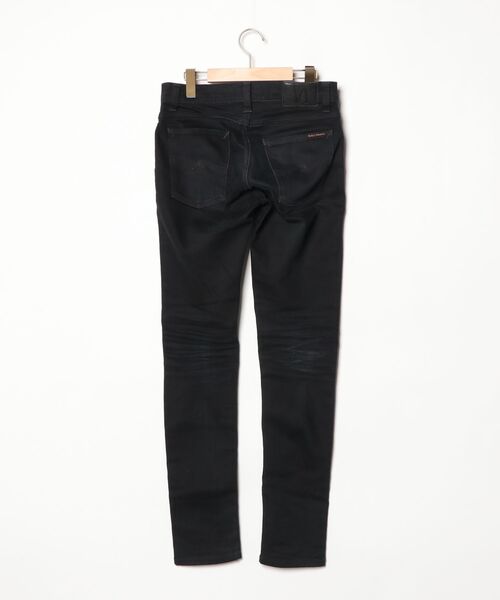 「Nudie Jeans」 スキニーデニムパンツ 28inch ブラック メンズの画像