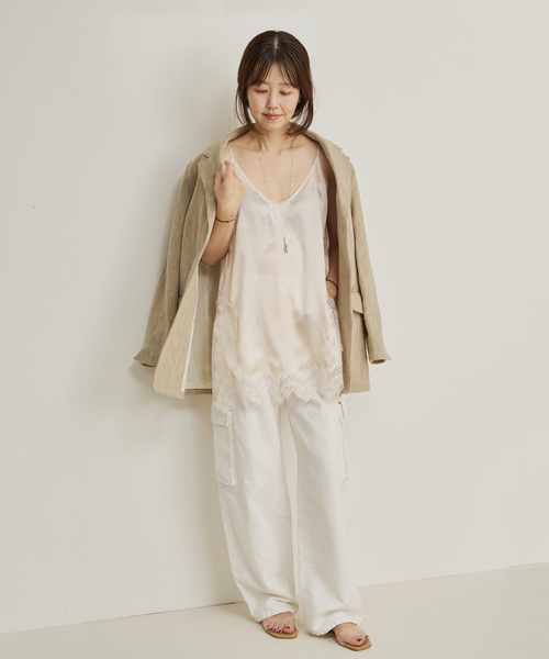 新品未使用　R’IAM レースタンク　プラージュ plage（プラージュ） キャミソール R'IAM レースタンク : ZOZOTOWN