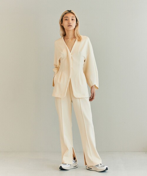 「THINGS THAT MATTER」 スラックス 1 アイボリー レディース_画像2