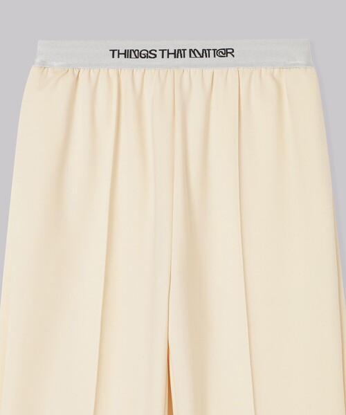 「THINGS THAT MATTER」 スラックス 1 アイボリー レディース_画像8