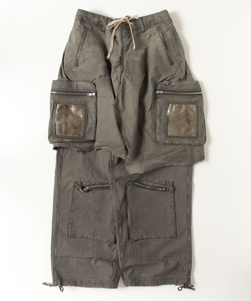 カーゴパンツ 「ADAMPATEK/アダムパテック」grunge layered Cargo 