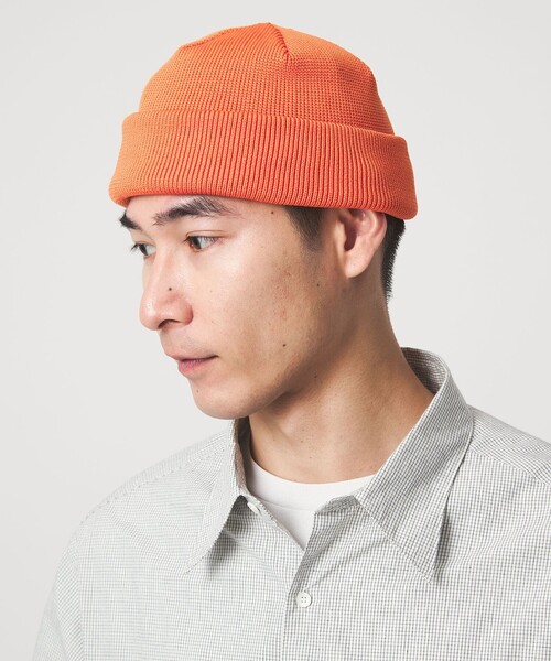 【未使用】DSQUARED2 ニット帽 オレンジ ウール DSQUARED2（ディースクエアード） ニット帽 ニットキャップ DSQUARED2