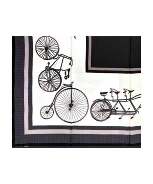 ストール マフラー 自転車柄 スカーフ レディースの画像