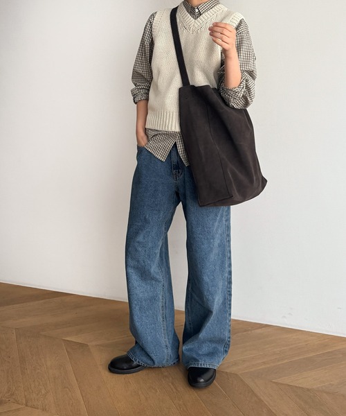 「CANAL JEAN」 2WAYバッグ ONE SIZE ブラウン レディースの画像