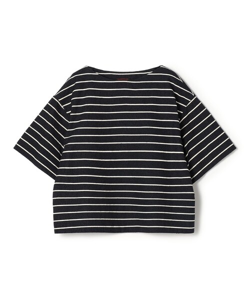 TOMORROWLAND collection ブラウス シャツ シルクブレンドボーダー 