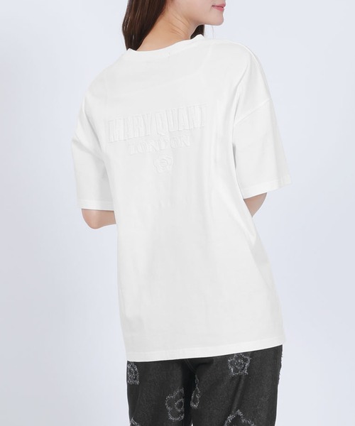 プラザ限定　MARYQUANT マリークワント Tシャツ ビッグサイズ ホワイト MARY QUANT - プラザ限定 MARYQUANT マリークワント Tシャツ ビッグ
