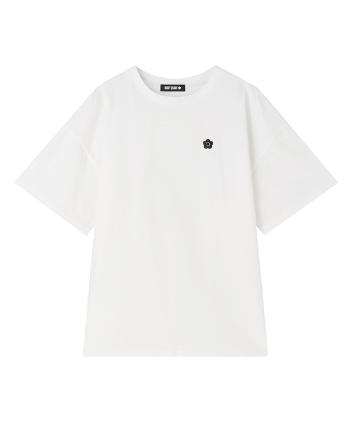 プラザ限定　MARYQUANT マリークワント Tシャツ ビッグサイズ ホワイト プラザ限定 マリークワントTシャツビッグサイズ plaza MARY QUANT