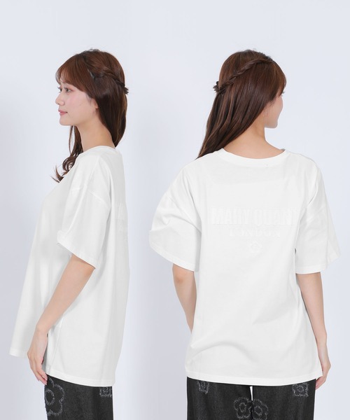 プラザ限定　MARYQUANT マリークワント Tシャツ ビッグサイズ ホワイト MARY QUANT - プラザ限定 MARYQUANT マリークワント Tシャツ ビッグ