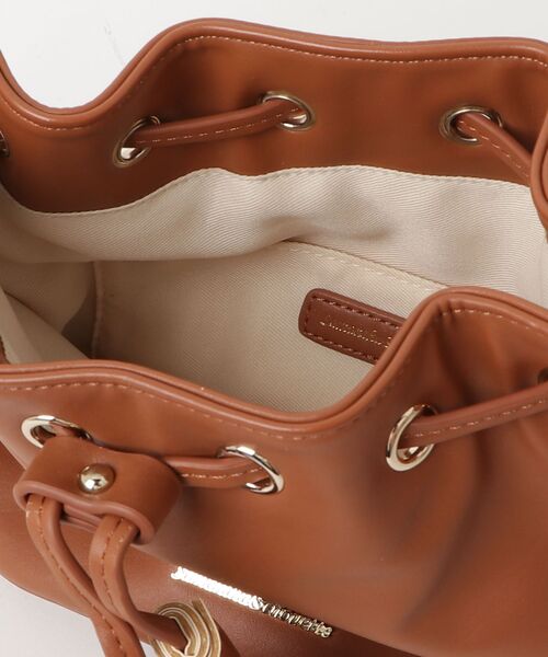 「& chouette」 ワンポイントショルダーバッグ - ブラウン レディース_画像4