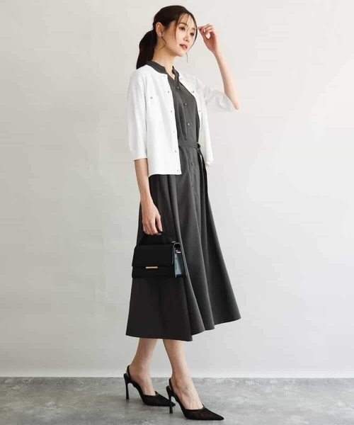 MK MICHEL KLEIN（エムケー ミッシェルクラン） ワンピース 夏 半袖