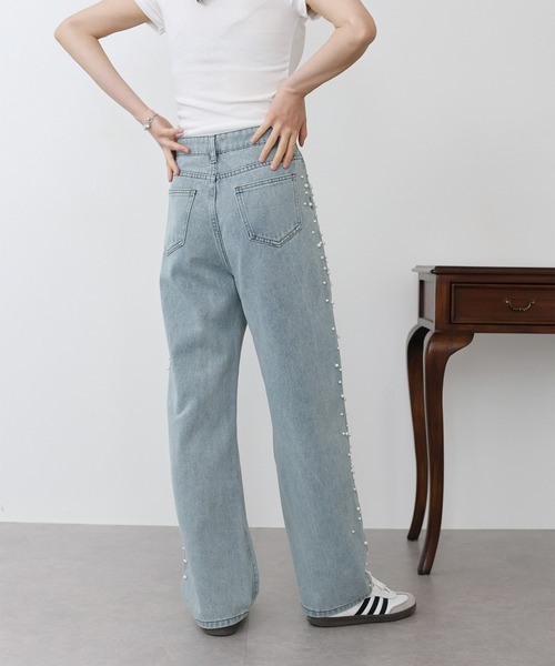 「BLUEEAST」 デニムパンツ SMALL ホワイト レディース_画像5
