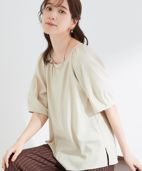 SHOO・LA・RUE（シューラルー） ブラウス シャツ 半袖 「S-LL/洗濯機可