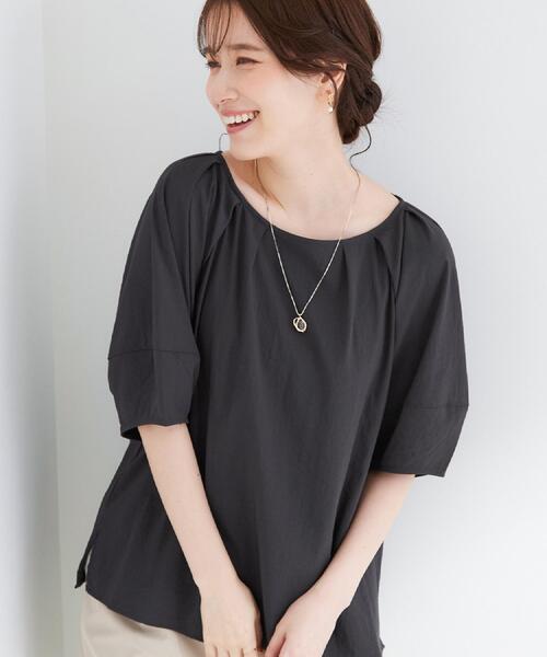 SHOO・LA・RUE（シューラルー） ブラウス シャツ 半袖 「S-LL/洗濯機可