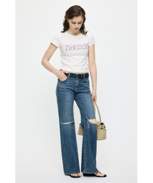 MOUSSY（マウジー） tシャツ 半袖 「ZOZO・一部店舗限定」METALLIC