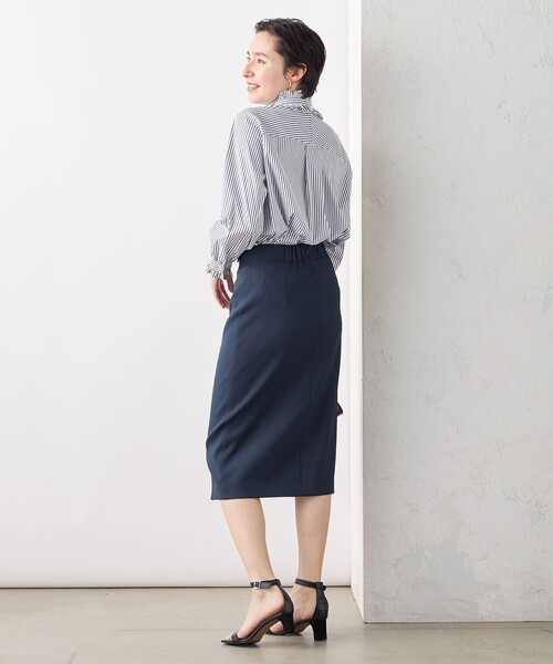 「NOLLEY'S Sophi」 長袖ブラウス 38 ブルー系その他 レディース_画像5