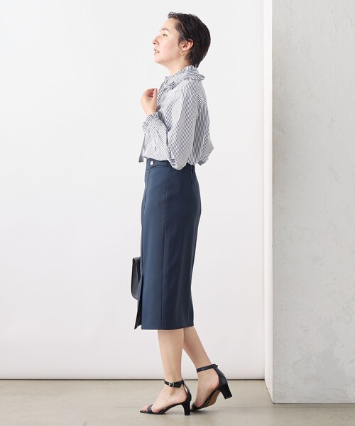 「NOLLEY'S Sophi」 長袖ブラウス 38 ブルー系その他 レディース_画像6