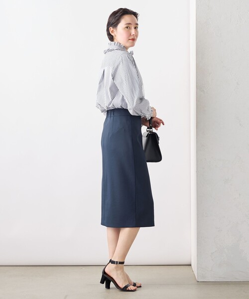 「NOLLEY'S Sophi」 長袖ブラウス 38 ブルー系その他 レディース_画像8