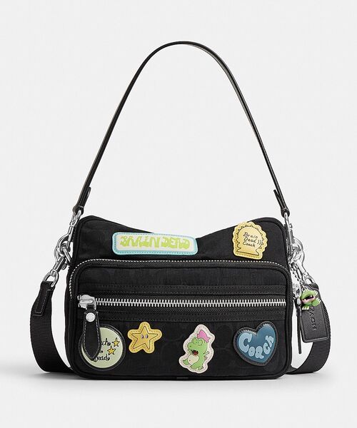 ショルダーバッグ 「COACH | BRAIN DEAD」ダコタ クロスボディ バッグ・シグネチャー ナイロン・パッチ メンズ レディースの画像