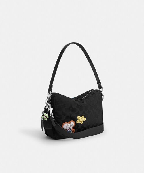 ショルダーバッグ 「COACH | BRAIN DEAD」ダコタ クロスボディ バッグ・シグネチャー ナイロン・パッチ メンズ レディースの画像