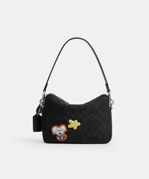 ショルダーバッグ 「COACH | BRAIN DEAD」ダコタ クロスボディ バッグ・シグネチャー ナイロン・パッチ メンズ レディースの画像