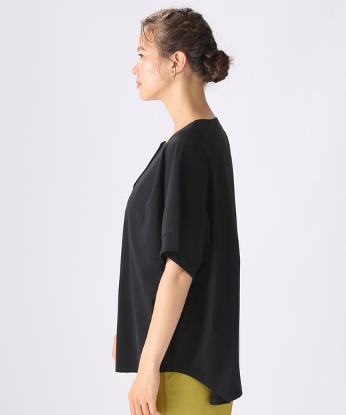「niko and...」 半袖ブラウス LARGE ブルー レディース_画像10