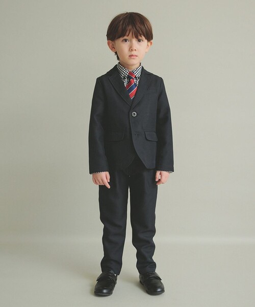 「branshes」 「KIDS」テーラードジャケット 110 ネイビー キッズ_画像3