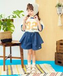 パンツ 「リンク」サイドフレアショートパンツ ...の詳細画像1