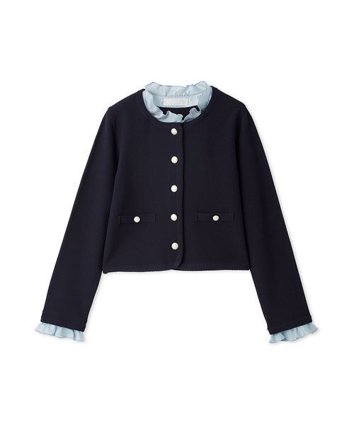 セルフォード　カーディガン CELFORD（セルフォード） カーディガン 「WASHABLE」フリル