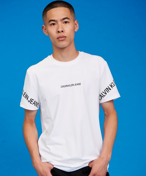 Tシャツ Tシャツ Calvin Klein Jeans アームロゴ ショートスリーブtシャツ Zozotown Paypayモール店 通販 Paypayモール