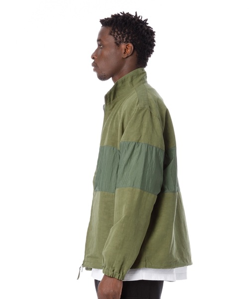 Sandinista アウター Linen Stand Collar Jacket / リネン