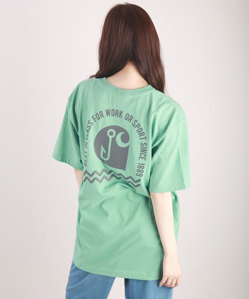 Carhartt ★ リラックス 半袖 グラフィック Tシャツ カジュアル Carhartt tシャツ carhartt リラックスフィット 半袖