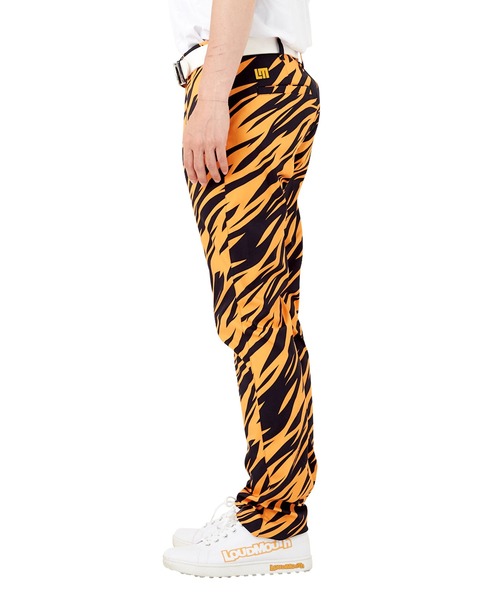 LOUDMOUTH 総柄 ストレッチ UVカット ロングパンツ ゴルフパンツ パンツ LOUDMOUTH/ラウドマウス ゴルフウェア 総柄 ストレッチ