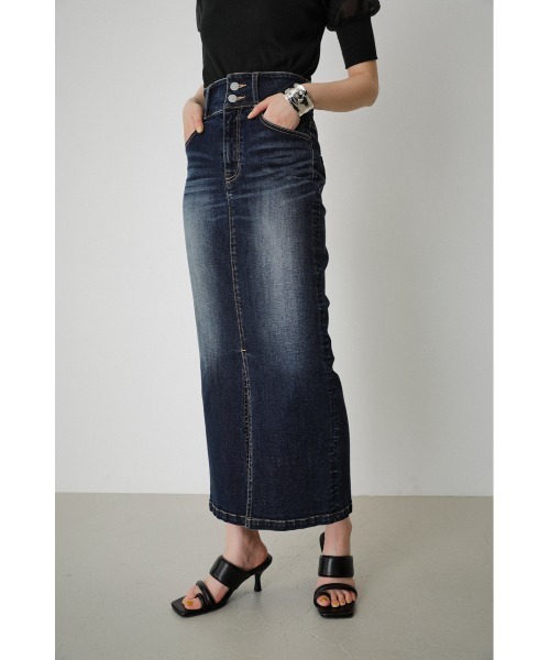 スカート デニム HIGH WAIST SLIT DENIM SK II/ハイウエストスリットデニムスカート|ZOZOTOWN |03